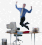 jump for joy as your google ranking improves